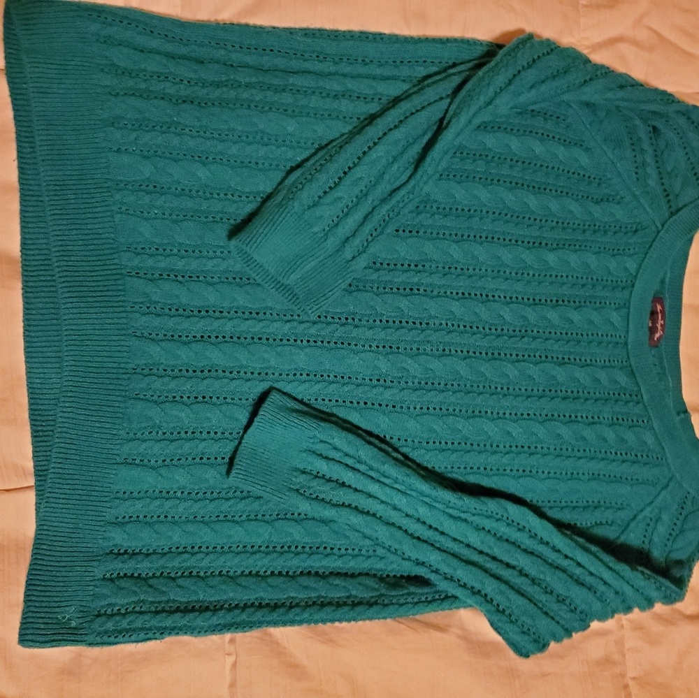 Green American Eagle Sweater